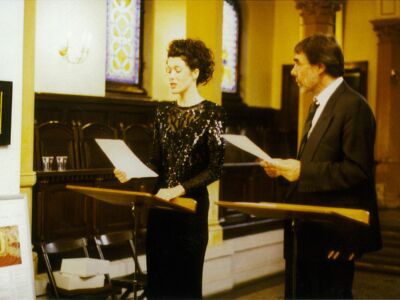 „Eine englische Prinzessin in Potsdam“, mit Gunther Schoss, Potsdamer Hofkonzerte, 1996. Foto: Stefan Rahmstorf